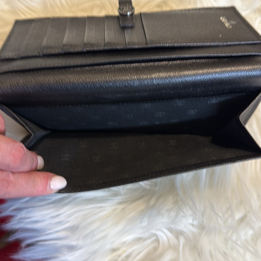 🖤🖤🔥Chanel CC Button Black Leather Wallet 07 - Picture 6 of 11